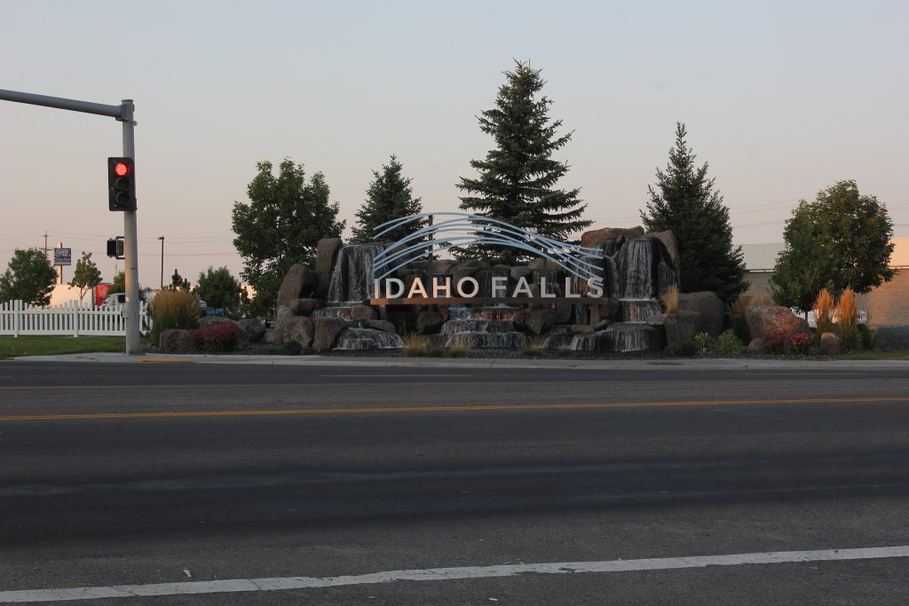 Picture of Idaho Falls Monument Sign