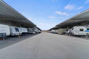 covered RV storage at Max Storage in Hurricane, UT