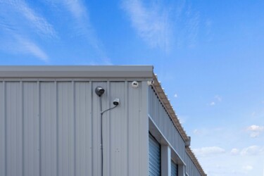 security cameras outside at Max Storage in Hurricane, UT